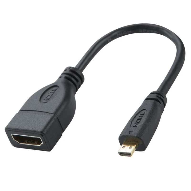 Gold-Plated-1080P-Micro-HDMI-Male-to-HDMI-Female-Extension-Adapter-Cable