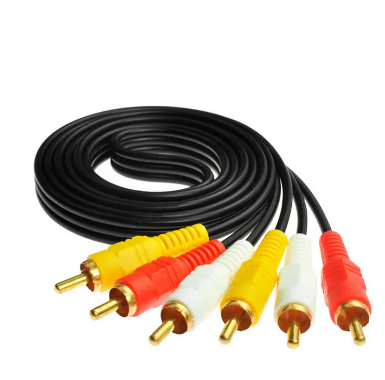 Gold-Plated-3-RCA-to-3-RCA-Cable-Audio-Video-AV-Cable