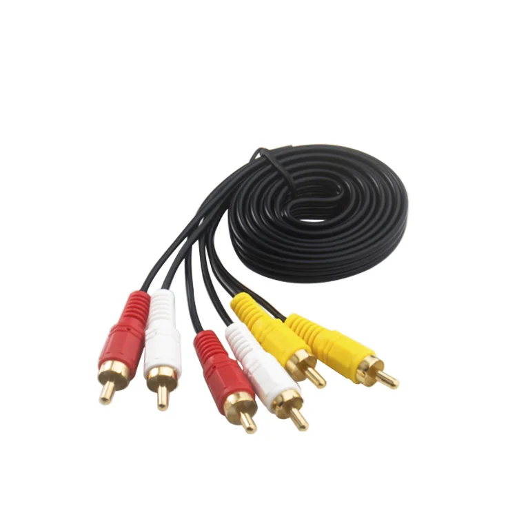 Gold-Plated-3RCA-to-3RCA-Audio-Video-RCA-Cable-Composite-AV-Cable-Compatible-with-Set-Top-Box-DVD-Player