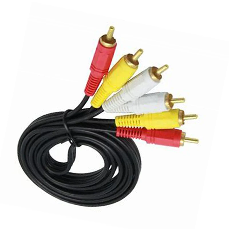 Gold-Plated-Audio-Cable-3-RCA-Male-to-3-RCA-Male-Audio-Video-Connector-Cable