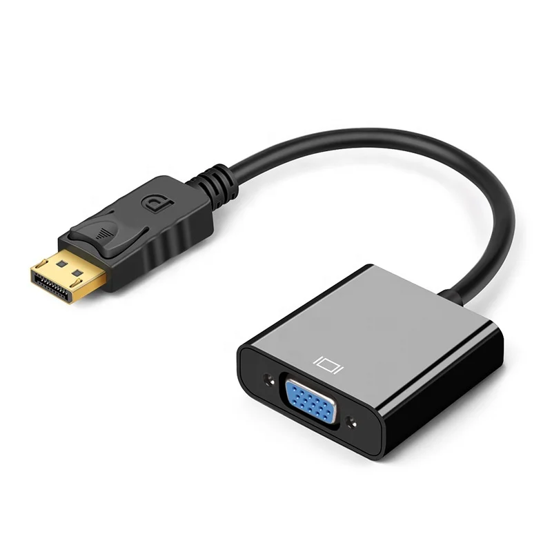 Gold-Plated-DP-Male-Female-VGA-Adapter-Cable-Coaxial-Twisted-Pair-PVC-Jacket-1080P-Computer-Laptop-DVD-Player-Monitor-20cm
