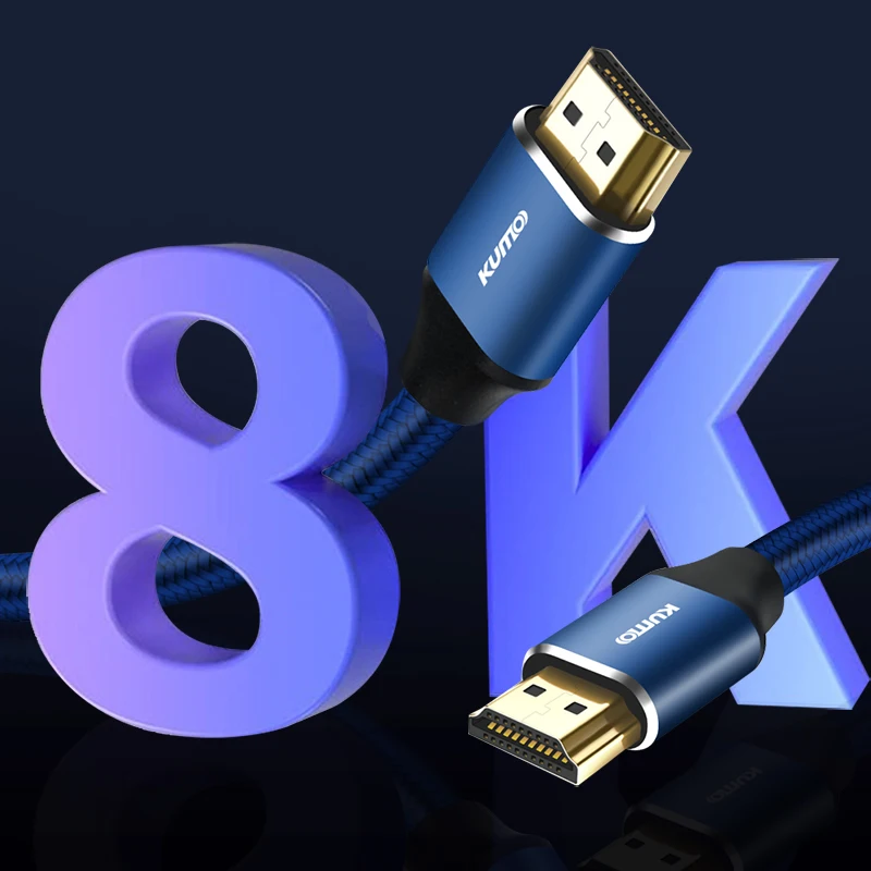 Gold-Plated-Ultra-High-Speed-HDMI-Cable-2.1-2160P-1080P-3D-4K120Hz-8K-60Hz-1M-2M-3M