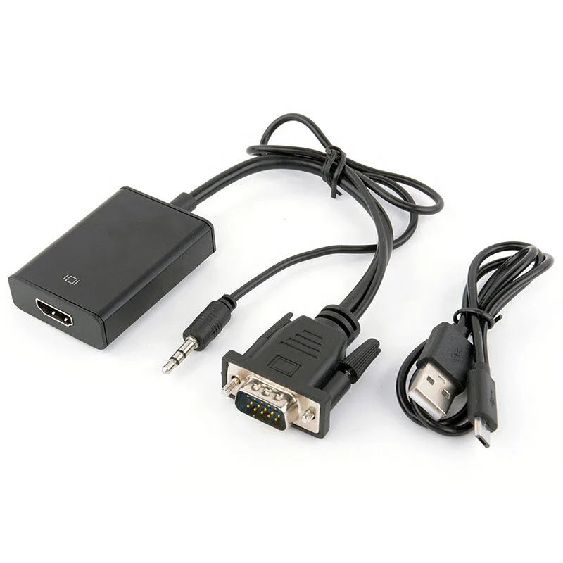 Good-Quality-1080P-Male-to-Female-Audio-Input-From-VGA-to-HDMI-Output-Video-Converter-Adapter-Cable-with-Audio-Usb-Power-Supply