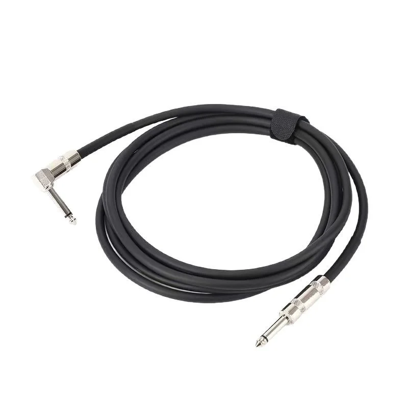 Guitar-Instrument-Cable-1-4-Inch-6.35mm-Straight-to-Right-Angle