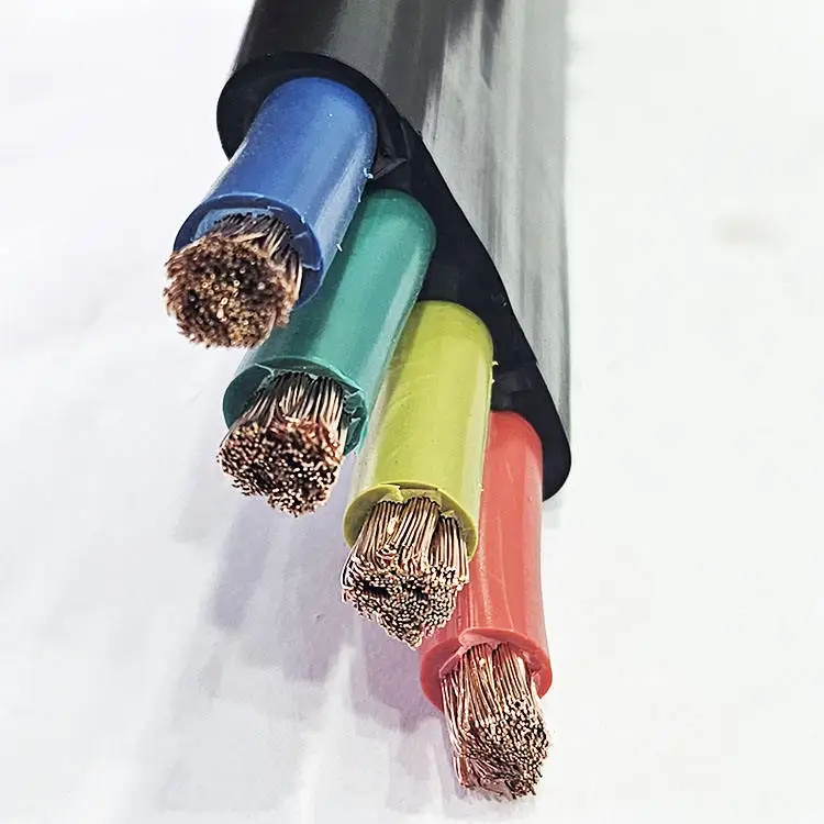 H07RN-F-JHSB-Copper-Flexible-Flat-Rubber-Cable-3x25mm-3x35mm-IP54-Waterproof-450V-Tensile-Resistance-Low-Voltage-16A-Submersible