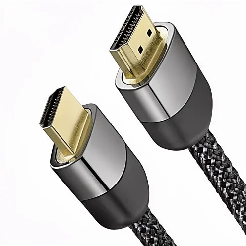 HDTV-2.0-Cable-15m-4K-with-Gold-Plated-Connector-Braided-Shielding-Male-to-Male-for-Monitor-and-TV