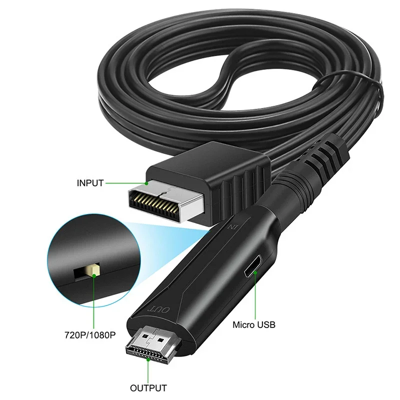 HDTV-Cable-for-PS1-PS2-for-Micro-USB-Game-Player-720p-1080p-PAL-NTSC-Audio-Video-HDMI-Compatible-Extension-Converter-Cord