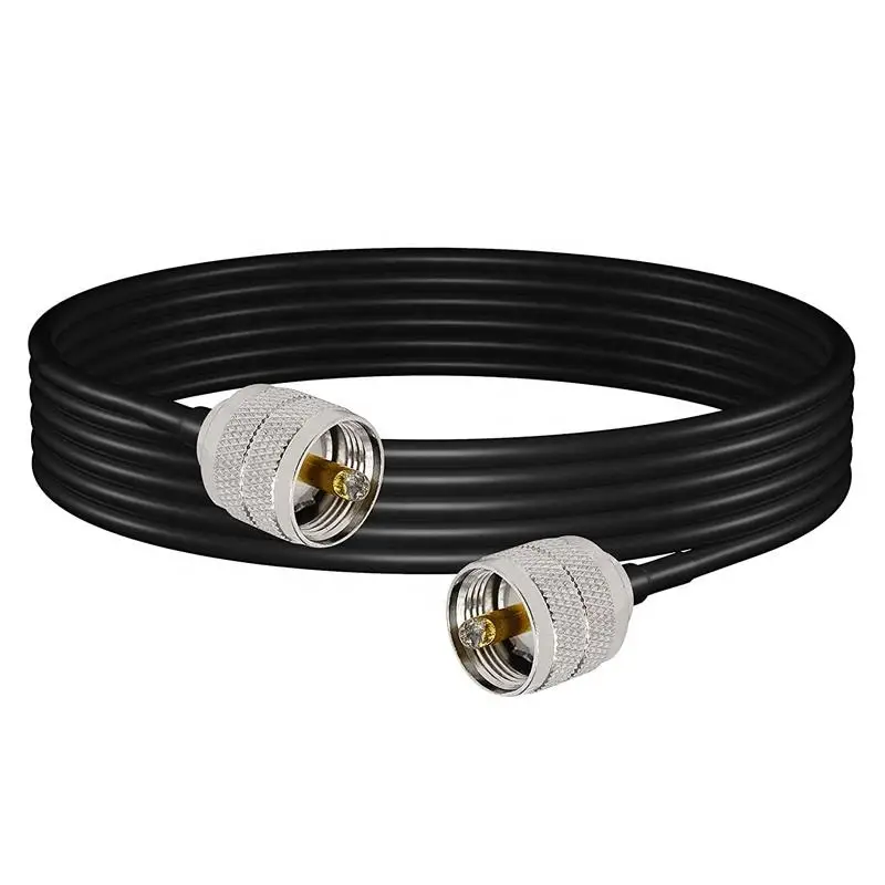 Ham-CB-Radio-Antenna-Analyzer-Dummy-Load-UHF-Male-to-UHF-Cable-PL259-Male-Coaxial-Cable-PL259-RG58-Extension-Low-Loss-Cable