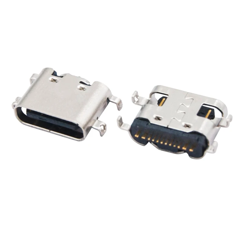 HeXing-DSC-0160-Micro-Mini-Type-C-USB-3.0-Female-Male-Terminal-Connector-Data-Cable-Black-Copper-for-Charging-Accessory