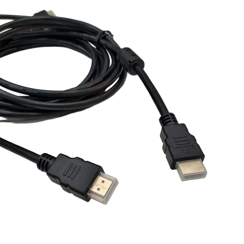 Heavy-Duty-HD-Video-Audio-Connector-Wire-with-Dual-Ferrite-Cores-Display-Cable-Assembly