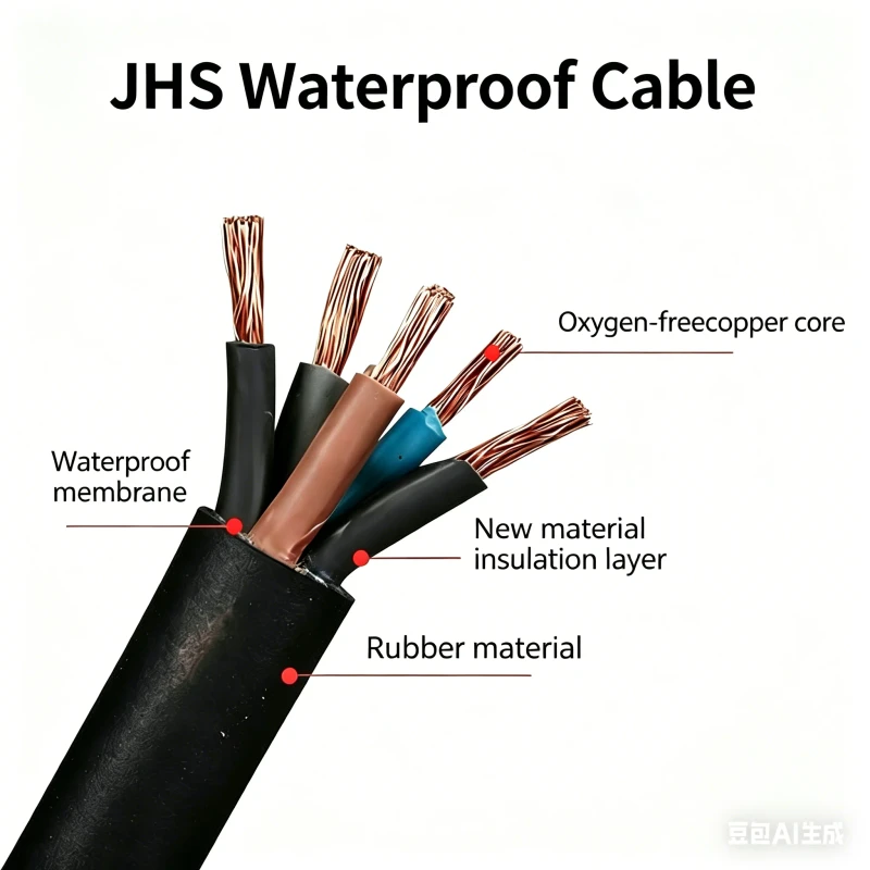 Heavy-Duty-JHS-Submersible-Pump-Cable-450-750V-Waterproof-Rubber-Flexible-Power-Cable-for-3-Phase-Deep-Well-Water-Pump