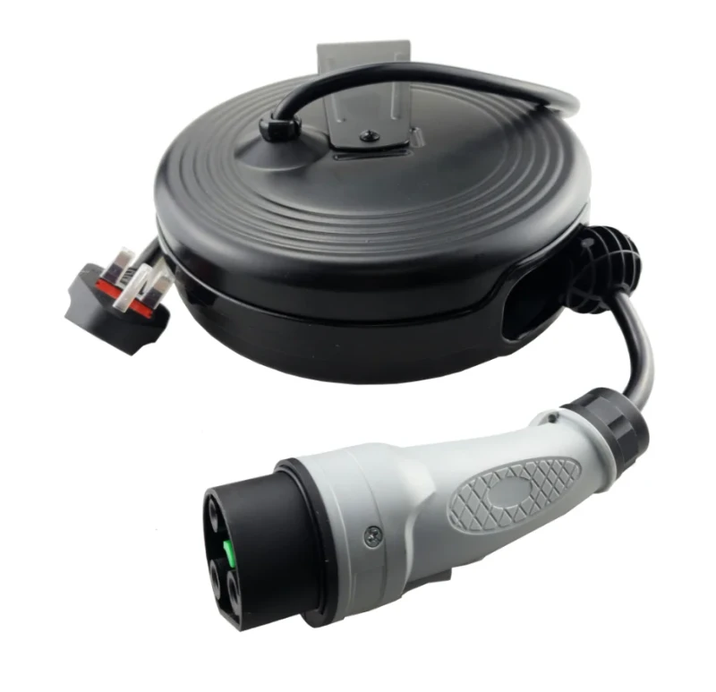 Heavy-Duty-Retractable-Cable-Reel-Power-Cord-DYH-2108-4m-Golf-Vehicles-Extension-Cord