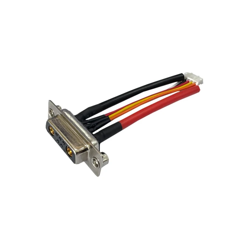 High-Current-USB-Power-Data-Cable-Assembly-7W2-Connector-40A-Capacity-PVC-Insulation-Copper-Jacket-Tin-Plated-Copper-Conductor