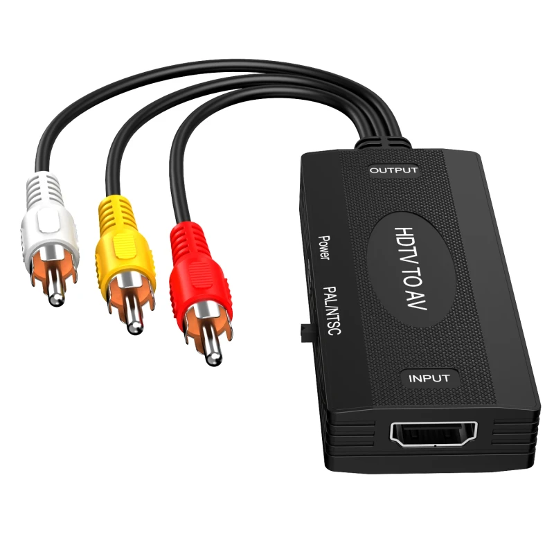 High-Definition-1080P-HDTV-Input-RCA-Signal-Output-Conversion-Cable-Converters-HDTV2AV-for-Projector-Audio-Video