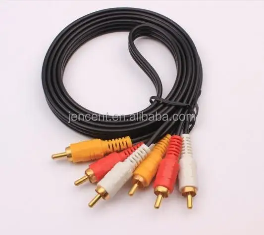 High-Grade-1.5m-3RCA-to-3RCA-Stereo-AV-Audio-Video-Extension-Cable