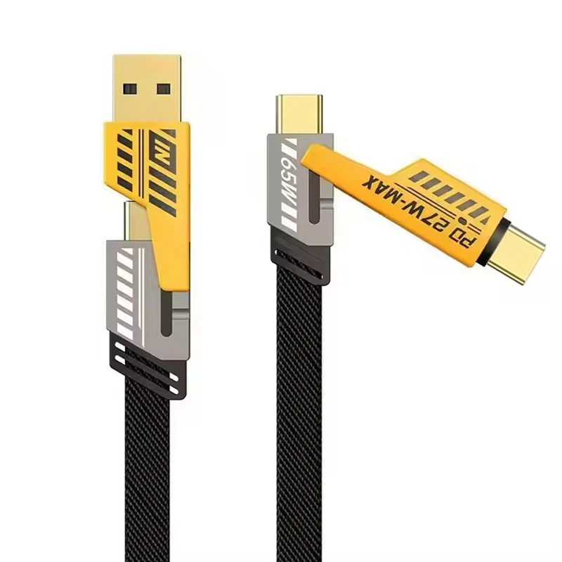 High-Quality-1M-2M-PD-27W-65W-4-in-1-Nylon-Braided-Zinc-Alloy-Manufacturer-USB-Fast-Charging-Data-Cable-for-iPhone