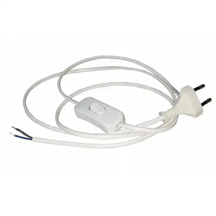 High-Quality-2.5A-2-Pin-Plug-Power-Cords-White-Kettle-Plug-with-VDE-Socket-Connector-for-Home-Appliances-Extension-Cords