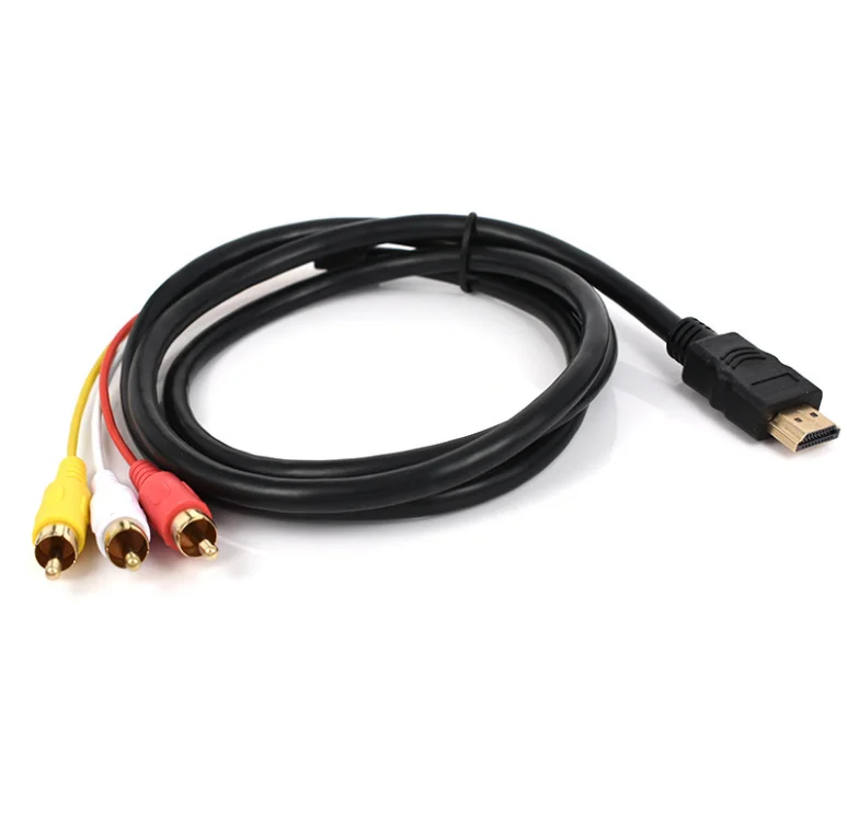 High-Quality-Audio-Cables-HDMI-Male-to-3-RCA-Cable-AV-Convert