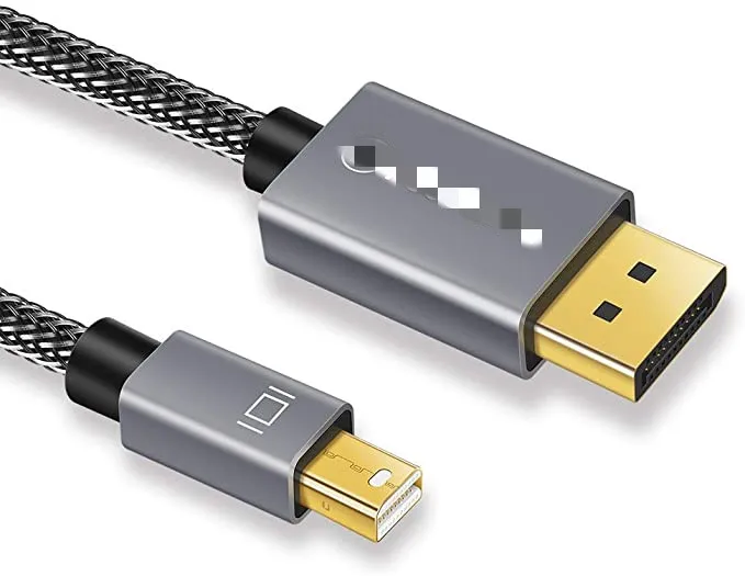 High-Quality-Mini-for-for-Thunderbolt-Male-Male-Gold-Plated-PVC-Cable-2M-4K-Resolution-for-Monitor-DVD-Player