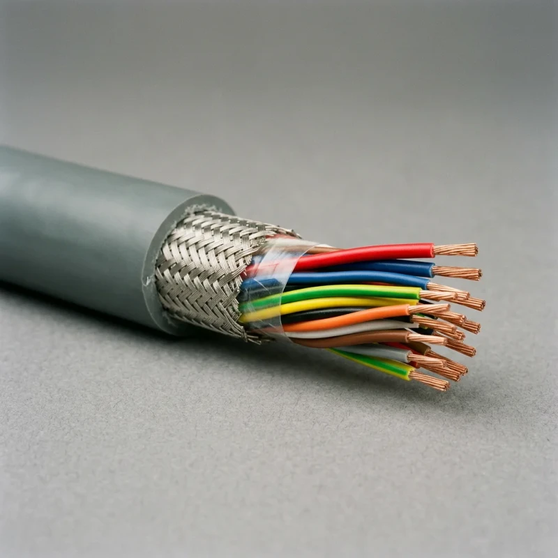 High-Quality-Multi-Core-Flexible-Control-Cable-IP44-Rated-Fireproof-PVC-Jacket-Oxygen-Free-Copper-Conductor-Factory-Direct