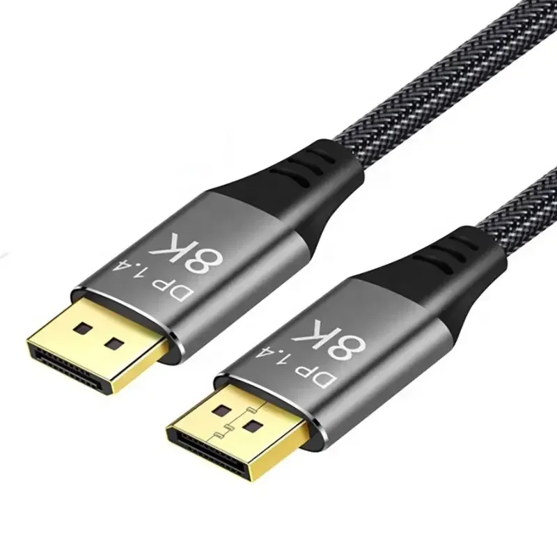 High-Speed-32.4Gbps-8K-DP-1.4-Audio-Video-Coaxial-Cable-PVC-Braid-Shielding-Metal-Shell-for-PC-Laptop-TV-Monitor