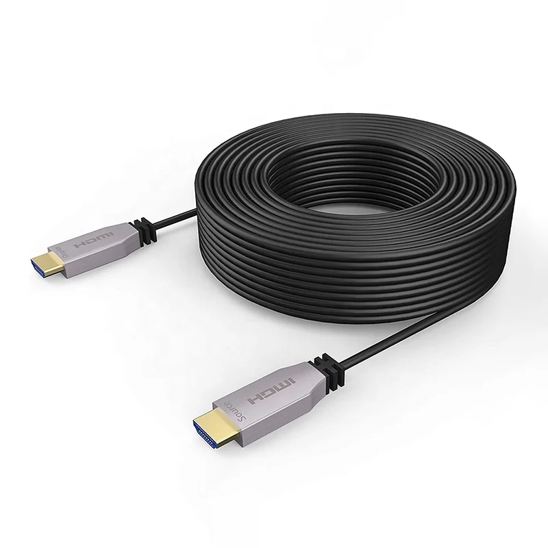 High-Speed-AOC-Fiber-Optic-Twisted-Pair-Coaxial-2.0-Cable-4K-UHD-60Hz-Gold-Plated-Long-Distance-Customizable-Length