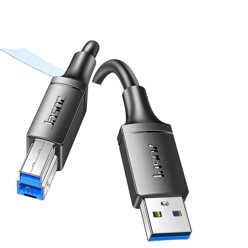 High-Speed-USB-Type-B-Data-Cable-0.5m-3m-PVC-Pure-Copper-Conductor-3A-Fast-Charging-Braid-Shielding-Computer-Scanner
