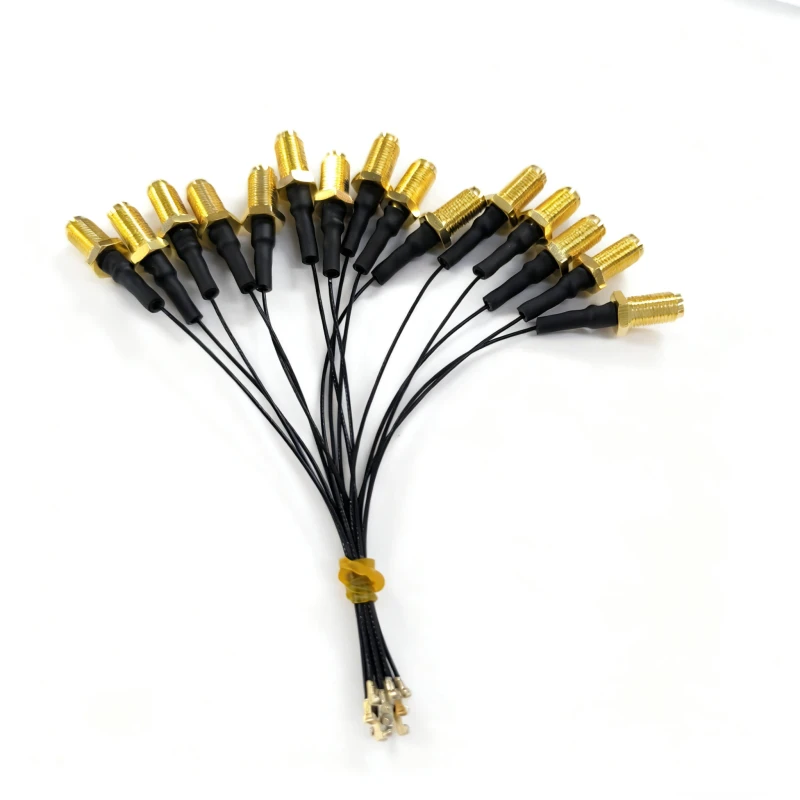 High-speed-Data-Transmission-Durable-Telecom-RF0.81-100mm-Length-Communication-Coaxial-Cable-With-SMA-Female-Connector