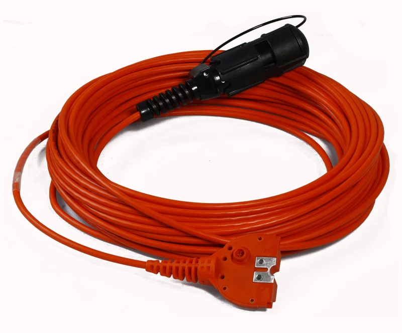 Hot-Selling-Sunfull-Customizable-OEM-408-Geophone-Cable-Orange-NK27-Female-Muller-Clip-Connectors-3-Year-for-Instruments