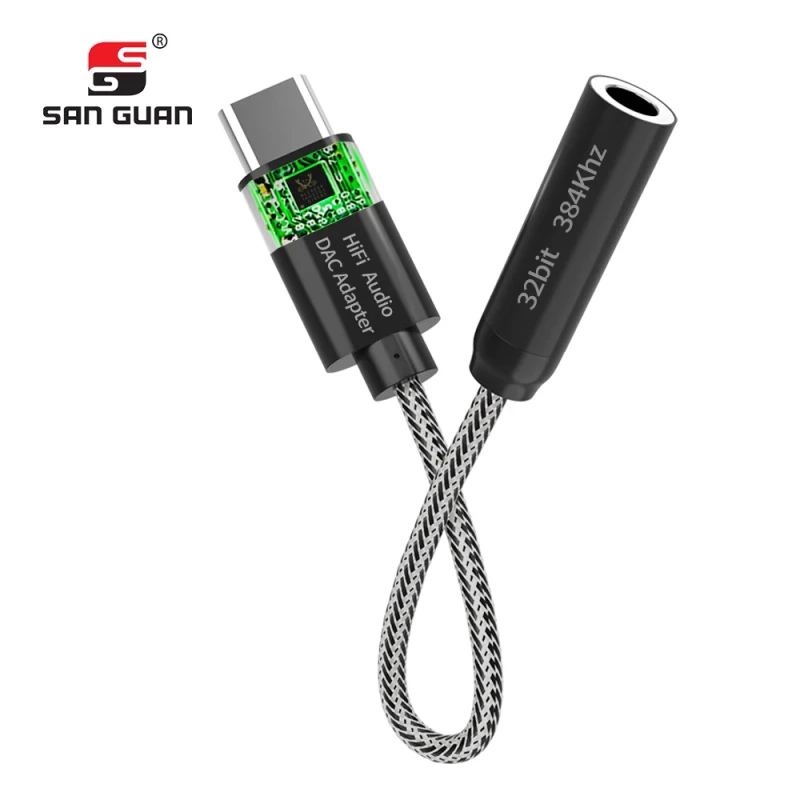 Hot-Selling-Twisted-Pair-USB-C-to-3.5mm-Aux-Jack-PVC-Audio-Adapter-for-Android-Phones-Computer-Speakers-Projectors-Microphone