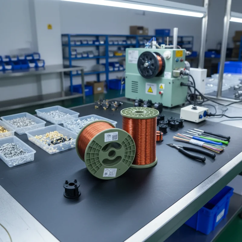 Huaerda-Manufacturer-Direct-Sales-Class-130-PEW-0.640mm-4800V-Sensor-Micro-Drive-Winding-Wire-Enameled-Electrical-Cable