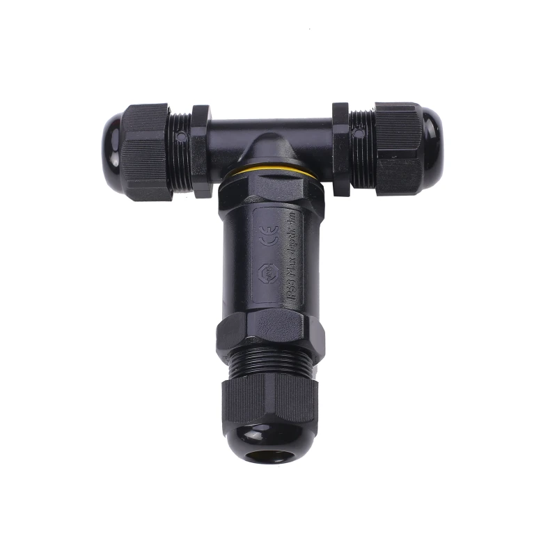 IP68-Waterproof-T-Shape-Cable-Connector-3-Way-for-4mm-14mm-Cable-Nylon-Material-Electrical-Junction-Box