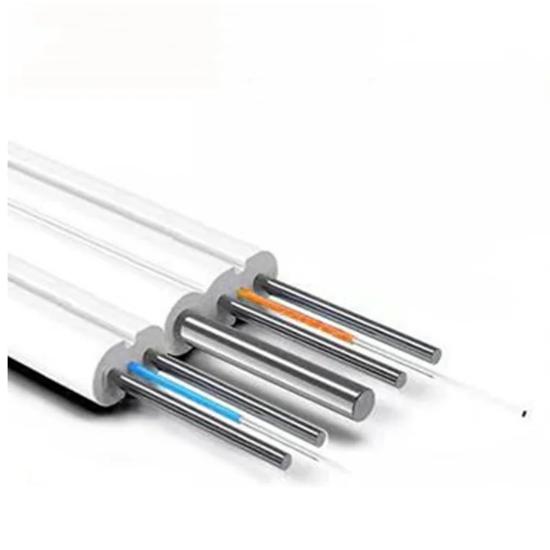 Indoor-Duplex-4-Steel-Wire-G652D-G657A-SX-DX-Bow-type-Drop-Cable-Communication-Cable-for-Telecommunication