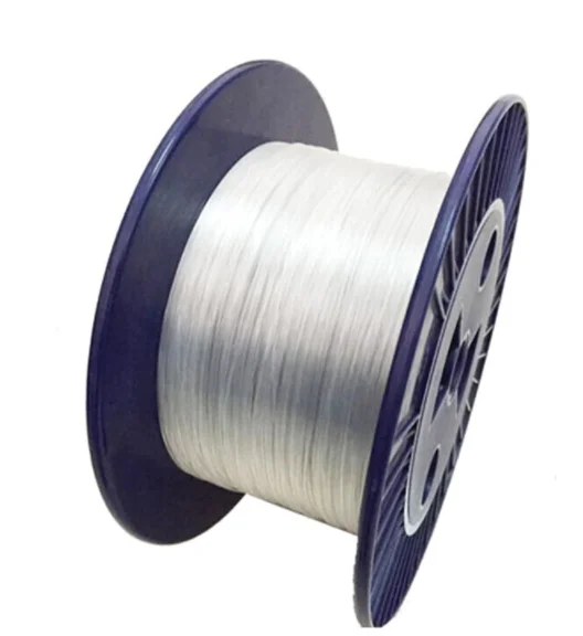 Indoor-Outdoor-FTTH-Drop-Cable-White-Transparent-Wiring-Bow-Type-Invisible-Communication-Cables