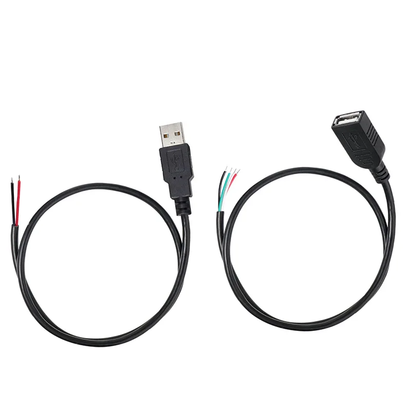 Industrial-5V-2A-USB-2.0-Male-2Pin-4Pin-Stranded-Bare-Wire-Pigtail-Cable-for-DIY-Repair-Replacement-Power-Supply