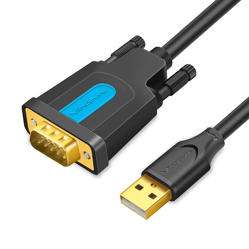 Industrial-USB-to-RS232-DB9-Serial-Cable-FTDI-Chipset-USB-to-DB9-9-Pin-Male-to-Male-Converter-Cord-for-PLC-CNC-Scanner