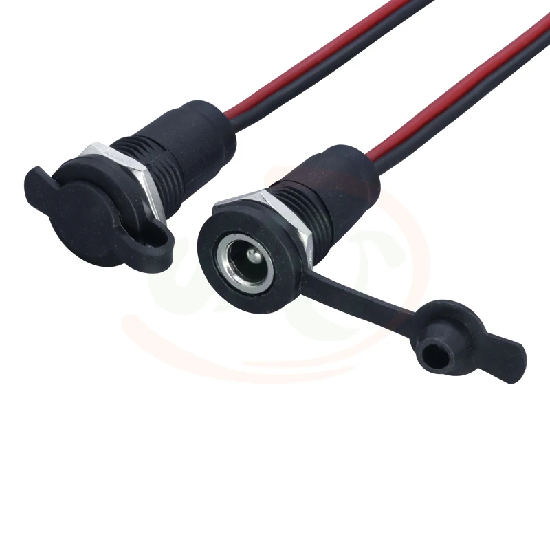 JFS-IP65-DC-5.5x2.1mm-2-PVC