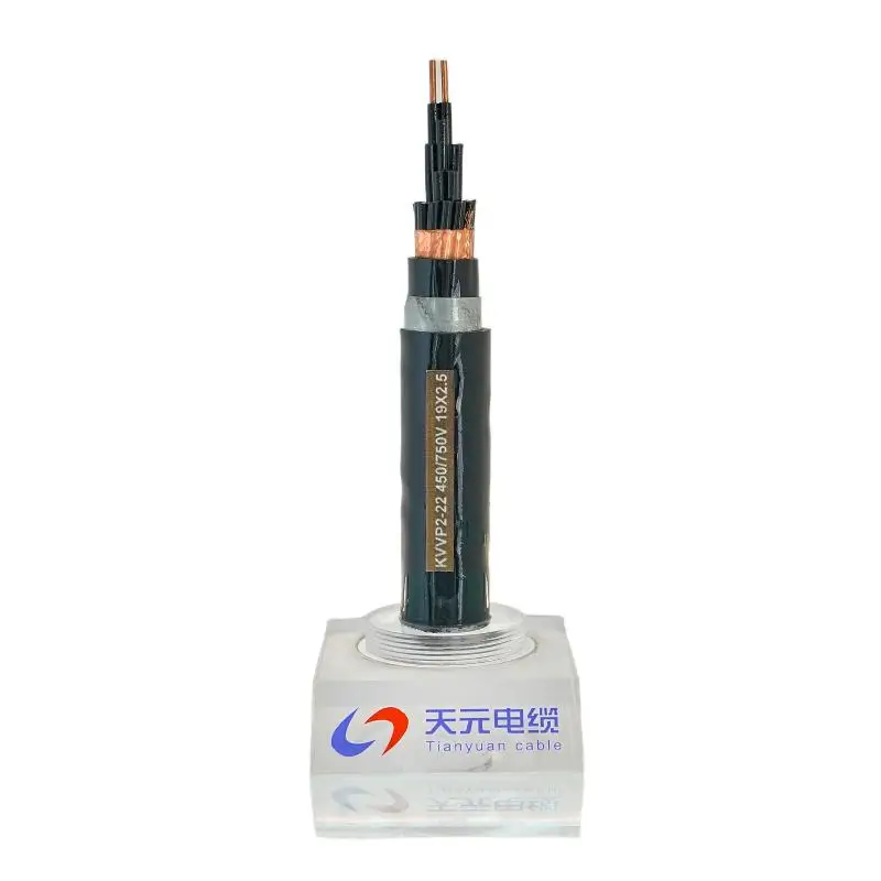 KVVP-Shielded-Control-Cable-Multi-Core-Copper-PVC-Insulated-450-750V-Marine-Industrial-Instrumentation-Automation-Signal