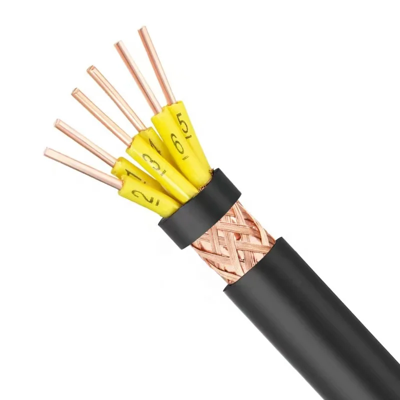 KVVP-Signal-Control-Cable-Solid-Copper-Conductor-Shielded-PVC-Multi-Core-IP68-Rated-300V-450V-750V