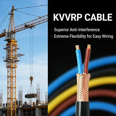 KVVRP-High-Flex-Shielded-Control-Cable-Copper-Conductor-Anti-Interference-Wire-for-Industrial-Control-Mechanical-Equipment
