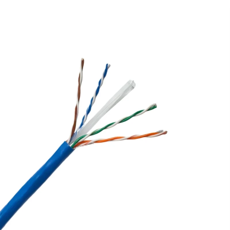 LAN-6-Cable-Pure-Copper-CCA-23AWG-2PR-4-305M-1000FT-UTP-0.56-Indoor-Outdoor-Communication-Cable