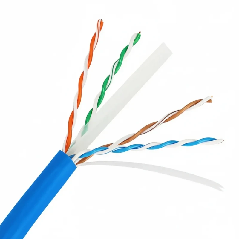 LAN-Cable-Customized-FTP-23AWG-Solid-Bare-Copper-Conductor-CAT6-with-LSZH-PE-Jacket-Communication-Cables