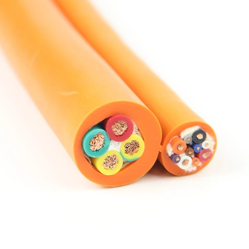 LIBIN-YFFB-SPECIAL-Flexible-Flat-Stranded-Copper-Elevator-Cable-10-AWG-Coil-Shape-Special-Elastic-Insulation-300V-500V