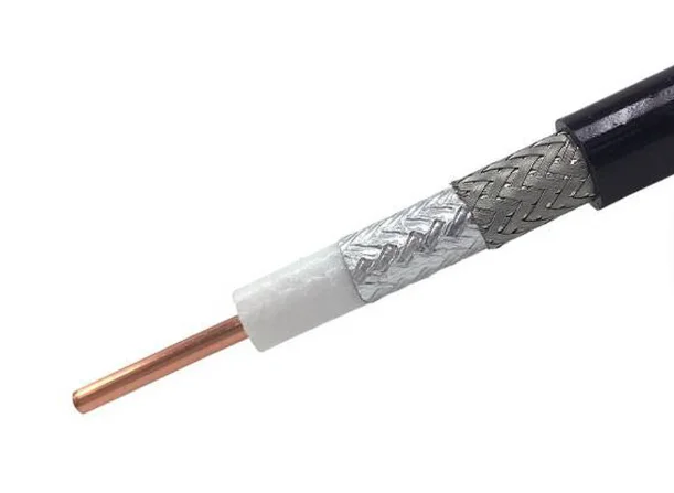 LMR400-Series-Flexible-Coax-Cable-with-PE-Black-Jacket-for-DC-6GHz-Communication