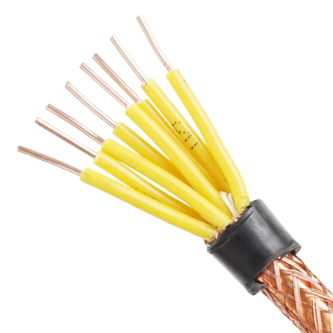 LiYCY-Equivalent-Copper-Braided-Shielded-Control-Cable-300-500V-PVC-Flexible-Instrumentation-Wire-for-Industrial-Automation