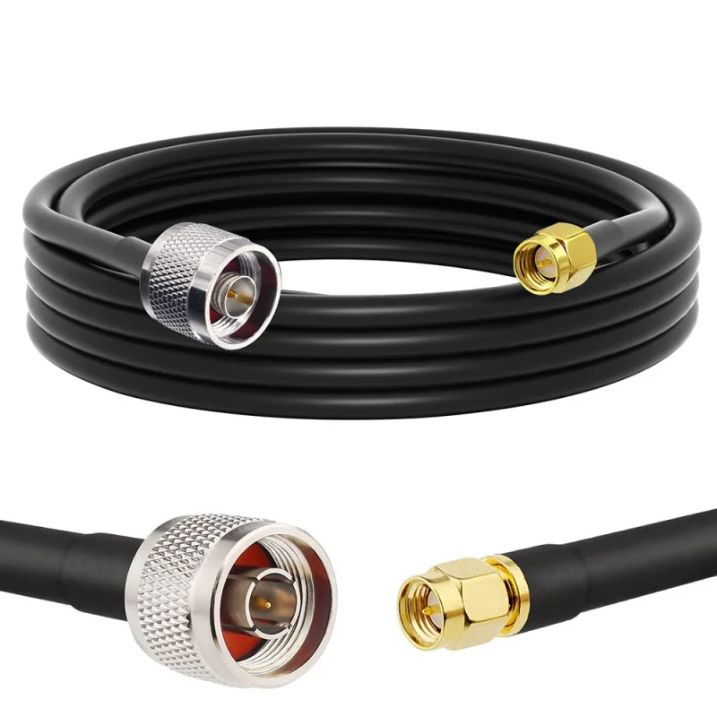 Low-Loss-20m-Coaxial-LMR400-Cable-Extension-Line-RF-Feeder-Signal-Transmission-5.0mm-Diameter-Communication-Cables-for-Router
