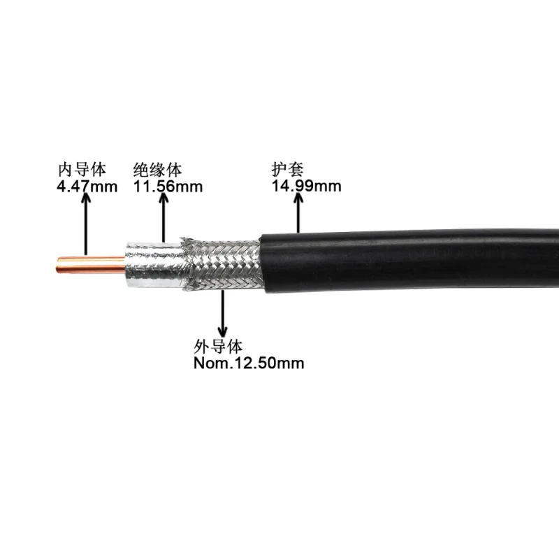 Low-Loss-Communication-LMR600-Flexible-RF-Coaxial-Cable-Black-PE-Jacket