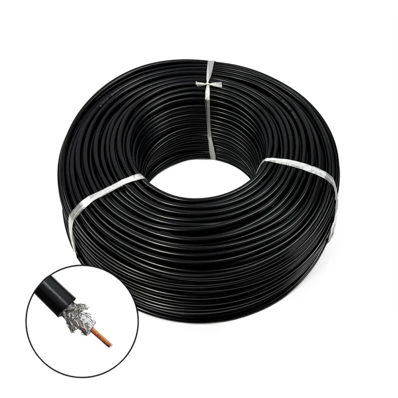 Low-Loss-RF-Coaxial-Copper-Cable-LMR195-Dark-Cable-Excellent-for-Communication-Data-Pricing-Per-Meter