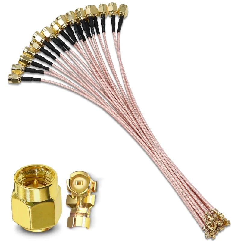 Low-Loss-SMA-Male-to-MHF1-U.FL-Female-RF-WiFi-Pigtail-Coax-Cable-for-Network-Card-1.13mm-Coaxial-Cable
