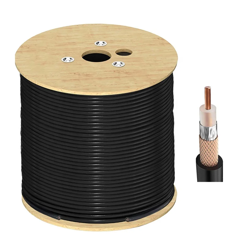 Low-Pim-Copper-Communication-Shielded-Coaxial-Cables-Rg6-Rg59-75-Rg58-Ohm-Coiled-Coaxial-Cable